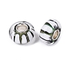 Handmade Lampwork & Brass Core European Beads LAMP-N044-01S-01-3