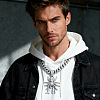Alloy Full Crystal Rhinestone Halloween Spider Pendant Cuban Link Chain Necklaces for Men FS-WG4B1F3-02-2