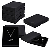 Paper Jewelry Set Gift Packing Boxes with Lid CON-WH0095-221-1