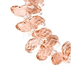 Crystal Glass Beads Strands X-GLAA-D033-38-3