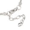 Brass European Style Bracelets for Jewelry Making X-KK-R031-06-3
