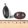 Natural Indian Agate Tumbled Stone Pendants GG-K002-06J-2