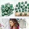 20Pcs Natural Green Aventrine Gemstone European Beads G-NB0005-89C-4