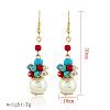 Handmade Iron Acrylic Dangle Earrings for Women GE3753-2-2