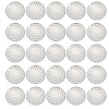Brass Finger Ring/Brooch Sieve Findings KK-SC0002-65-1