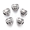 304 Stainless Steel European Style Large Hole Beads STAS-T072-106AS-1