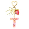 Alloy & Resin Pendant Decorations HJEW-YW00401-06-1