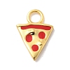 925 Sterling Silver Red Enamel Charms STER-Z012-01G-02-1