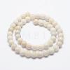 Natural White Jade Bead Strands G-G666-07A-2