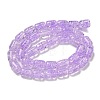 Transparent Crackle Glass Beads Strands X-GLAA-NH0001-04F-2