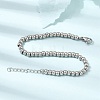 4MM Round 304 Stainless Steel Beaded Bracelets for Man and Women SA-CBAB767-15P-2