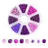8 Style 6/0 Glass Round Seed Beads SEED-YW0001-39C-1