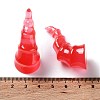 Halloween 3D Devil Horns Transparent Resin Cabochons RESI-F051-C03-3