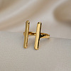 304 Stainless Steel Cuff Open Rings for Women EM2945-1-4