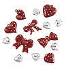 DIY Heart Bowknot Keychain Making Kits DIY-TA0015-61-3