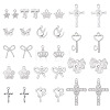 45Pcs 15 Styles Rack Plating Alloy Charms FIND-TA0008-90-2