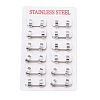 304 Stainless Steel Huggie Hoop Earrings X-EJEW-O087-09D-P-3