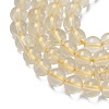 Natural Lemon Quartz(Heated) Beads Strands G-K365-F02-8mm-4