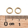 Ion Plating(IP) 304 Stainless Steel Open Jump Rings X-STAS-R060-5x0.7-G-3