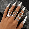 10Pcs Alloy Finger Rings Sets WG7802C-30-1