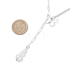 Alloy Butterfly Lariat Necklaces NJEW-JN05693-4