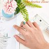 Tarnish Resistant Adjustable 304 Stainless Steel Finger Rings Components STAS-E144-026-16mm-3