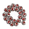 Christmas Handmade Lampwork Enamel Beads X1-LAMP-C020-03B-1