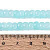 Ombre Effect Dyed Glass Beads Strands GLAA-Q106-05A-A07-4