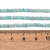 Faceted Rondelle Natural Amazonite Bead Strands G-F289-06A-3