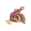Thanksgiving Day Alloy Enamel Pendants FIND-Z064-03D-2