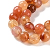 Natural Agate Beads Strands G-M437-B01-01N-4