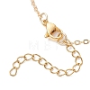 Natural Amethyst Beaded Link Bracelets BJEW-JB12851-02-4