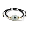 Evil Eye Acrylic Link Bracelets BJEW-U027-01G-6