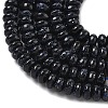Synthetic Blue Goldstone Beads Strands G-K343-C52-01A-4