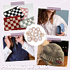 16Pcs 1-Hole Shell Alloy Shank Buttons BUTT-NB0002-03KCG-5