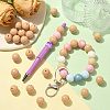 30Pcs Round Silicone Beads SIL-SZ0004-23I-5