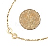 304 Stainless Steel Love Disc Link Chain Necklaces NJEW-JN05660-2