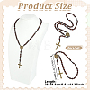 2Pcs Wood Pendant Decorations HJEW-UN00138-3