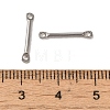 304 Stainless Steel Connector Charms STAS-Q323-06B-P-3