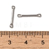 Non-Tarnish 304 Stainless Steel Connector Charms STAS-Q323-06B-P-3