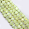 Natural New Jade Beads Strands G-G763-09-8mm-1