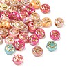 Plating Opaque Acrylic Beads AC-CBA529B-06-1