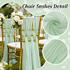 16Pcs Silk Cloth & Plastic Artificial Eucalyptus Leaves AJEW-NB0009-15B-4