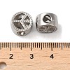 Non-Tarnish 304 Stainless Steel Hollow Beads STAS-I203-45P-3