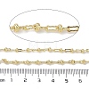 Brass Wavy Rectangle Link Chains CHC-H116-03G-3