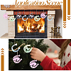 24Pcs Unfinished Wood Horseshoe Pendant Decorations WOOD-SC0002-45-5