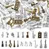 60Ps 20 Styles Musical Theme Tibetan Style Alloy Pendants FIND-FS0005-05-1
