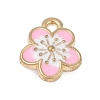 Alloy Enamel Pendants X-FIND-Z070-05G-04-2