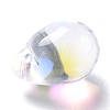 Electroplate Glass Charms X-GLAA-P049-C-4