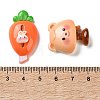 School Supplies Opaque Resin Cabochons CRES-L050-03-3